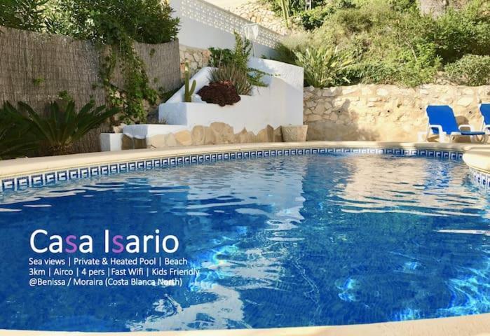 Charming Villa In Montemar With Private, Heated Pool And Sea Views Benissa Buitenkant foto