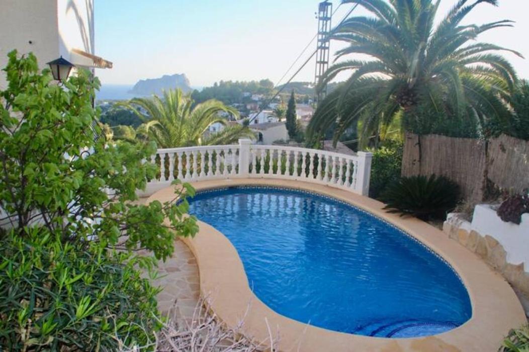 Charming Villa In Montemar With Private, Heated Pool And Sea Views Benissa Buitenkant foto