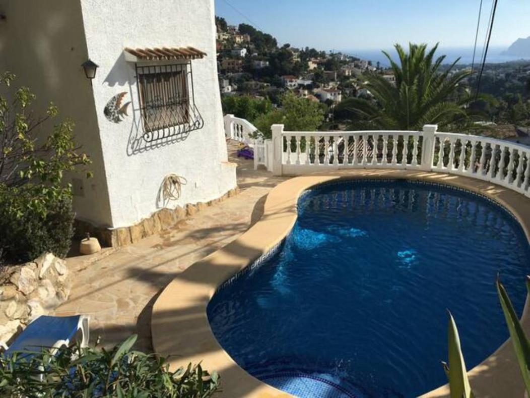 Charming Villa In Montemar With Private, Heated Pool And Sea Views Benissa Buitenkant foto